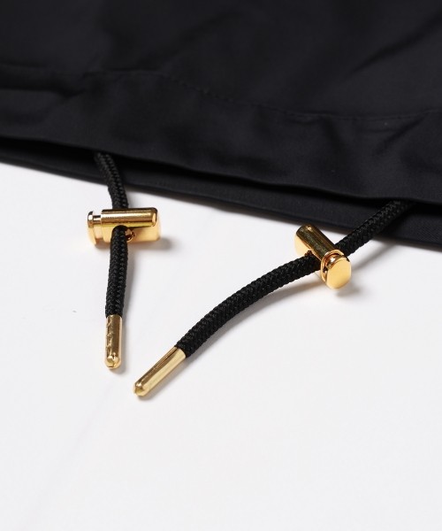 Double Satin Half Zip Anorak Hoodie