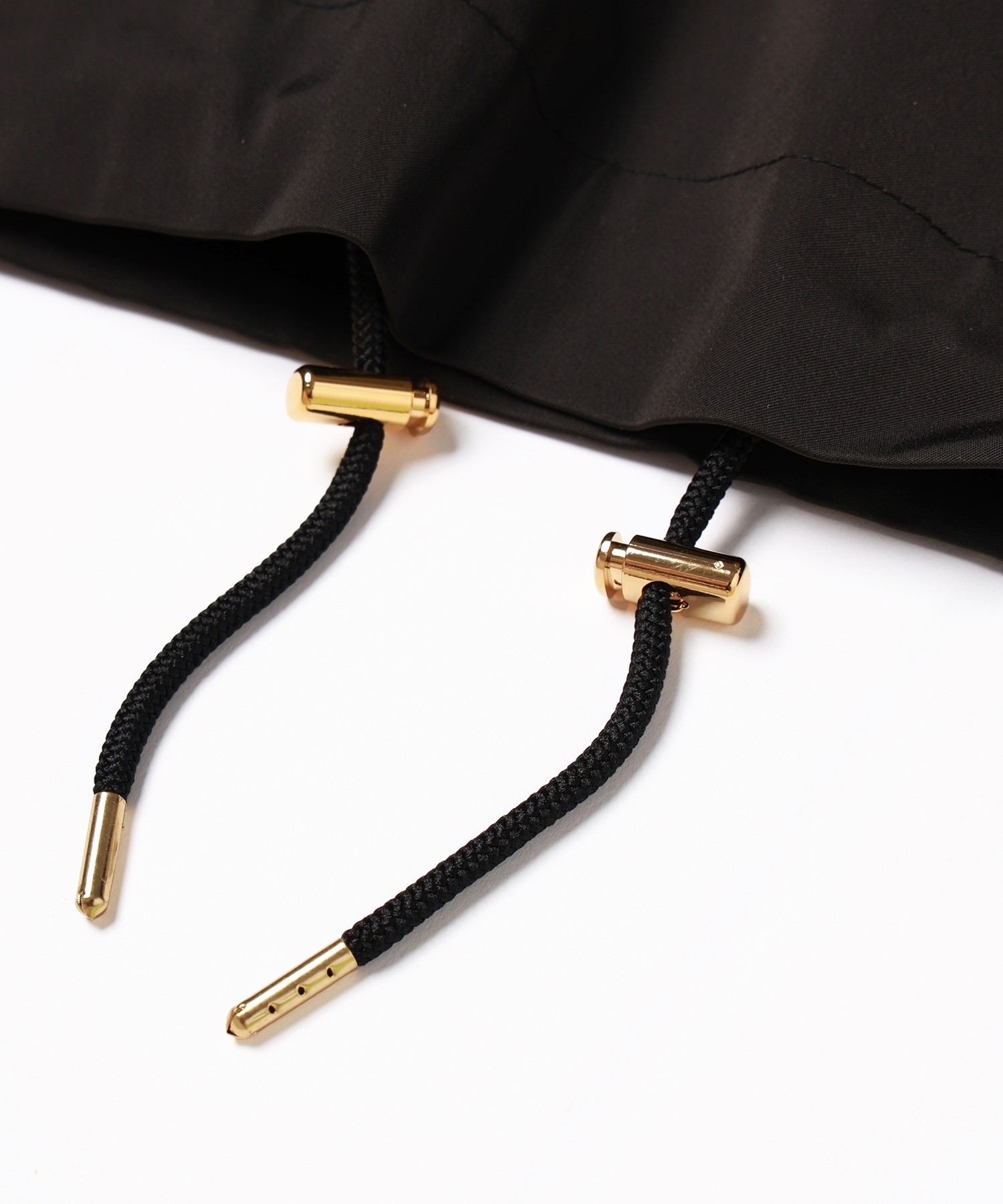 Double Satin Half Zip Anorak Hoodie