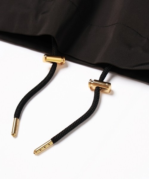 Double Satin Half Zip Anorak Hoodie