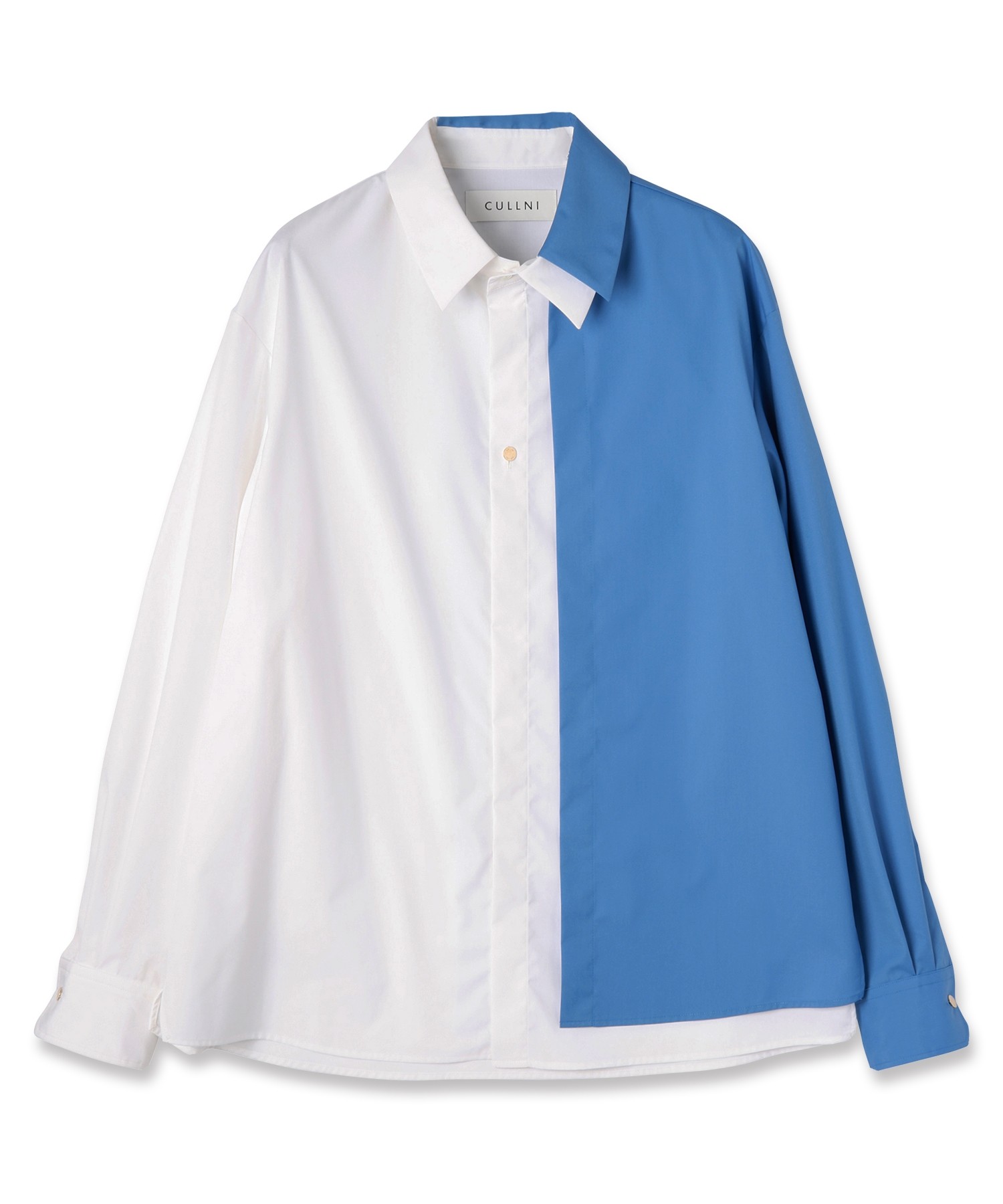 High Count Broad Asymmetrical Layered Shirt