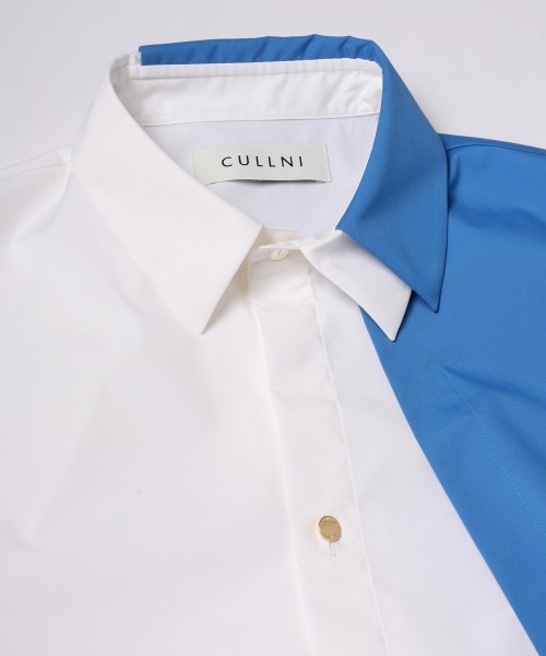 High Count Broad Asymmetrical Layered Shirt