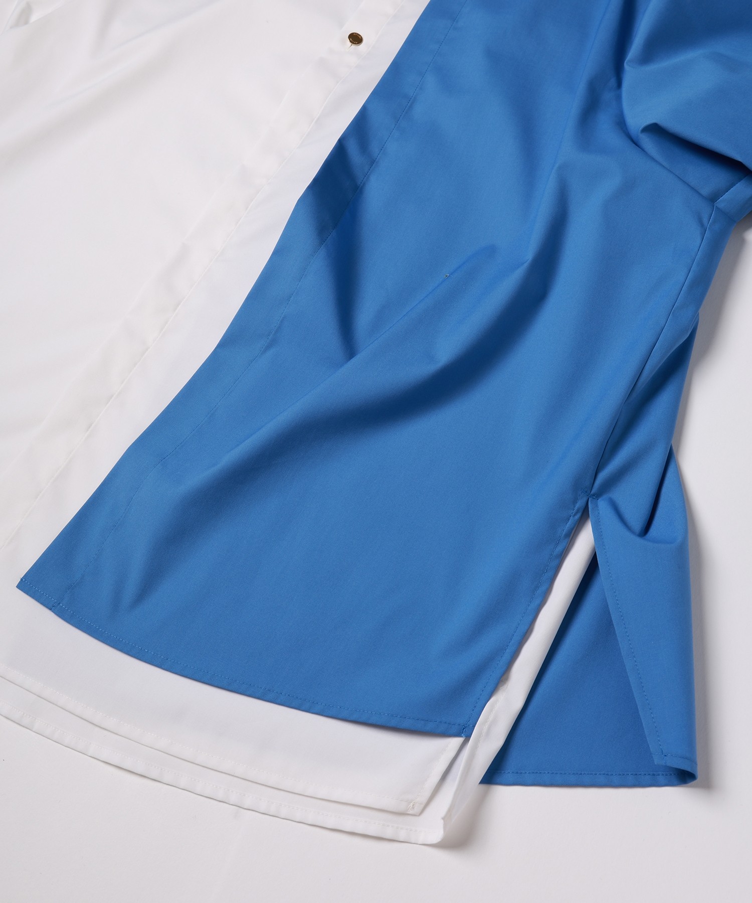 High Count Broad Asymmetrical Layered Shirt