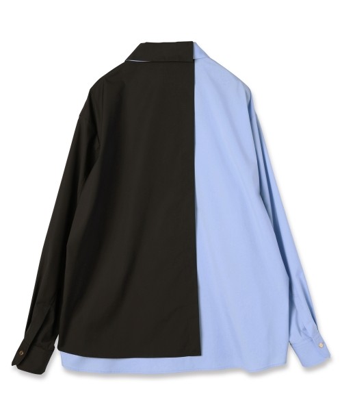 High Count Broad Asymmetrical Layered Shirt