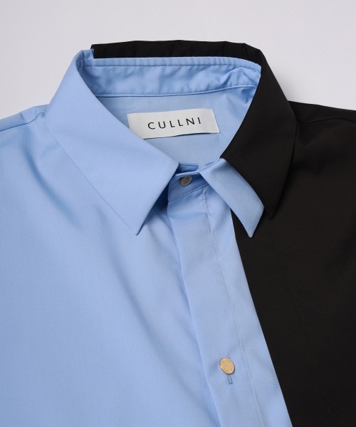 High Count Broad Asymmetrical Layered Shirt