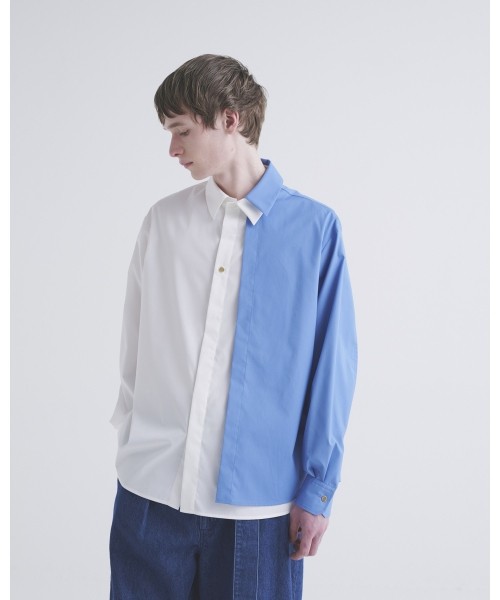 High Count Broad Asymmetrical Layered Shirt