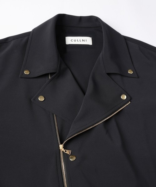 CULLNI ONLINE STORE / Stretch Twill Riders Shirt Jacket