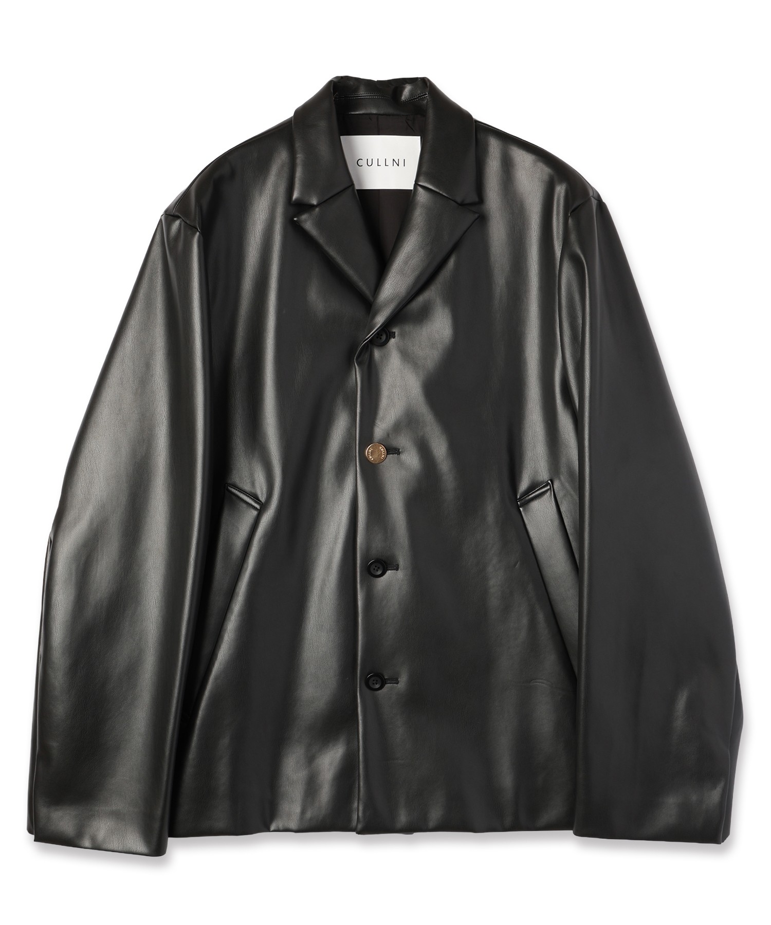 CULLNI レザーコート(サイズ0) CULLNI ONLINE STORE / Faux Leather Tailored Short Coat