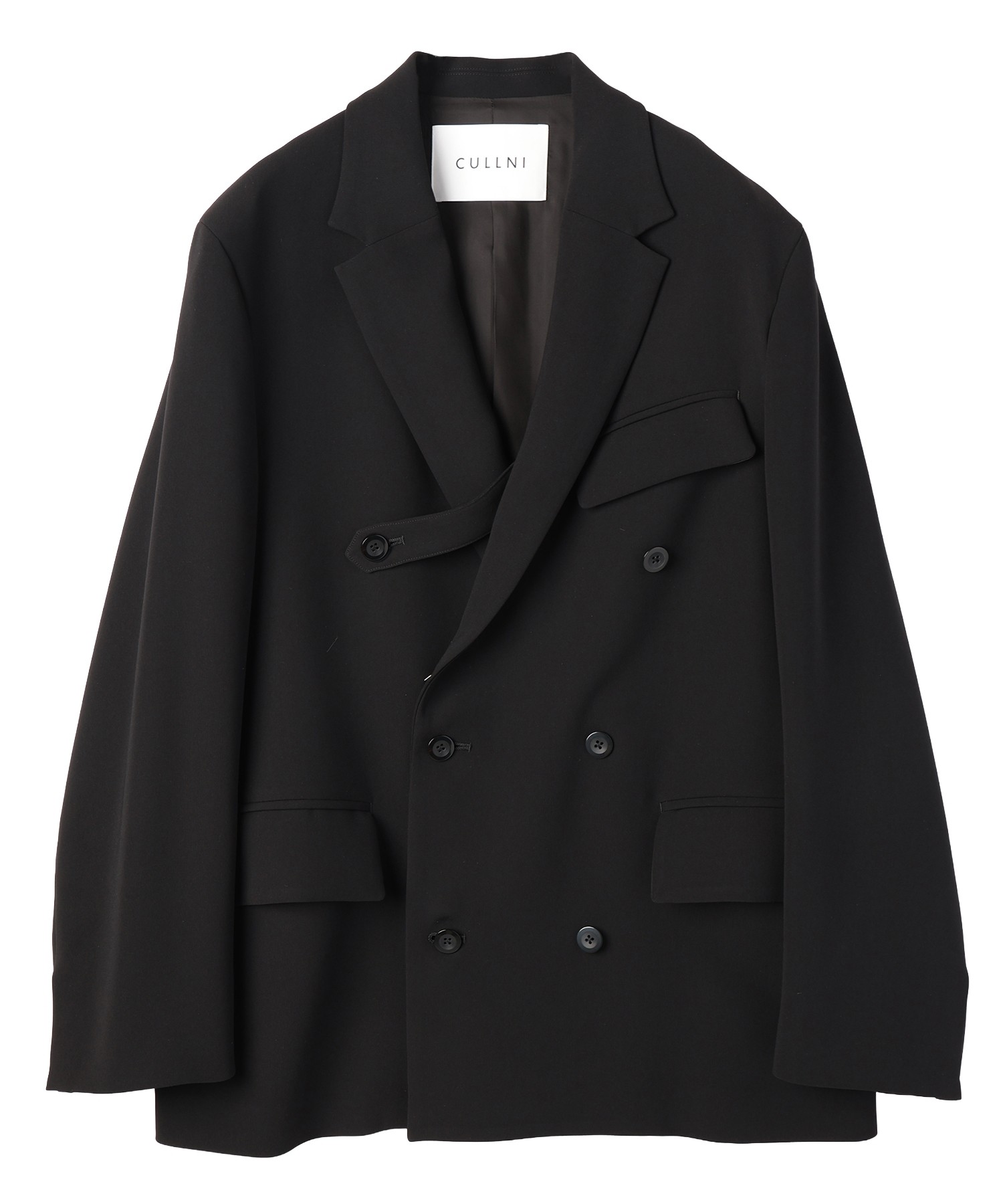 CULLNI 19ss ポリエステルダブルクロスジャケット CULLNI [クルニ] ダブルジャケット UNISEX グレージュ