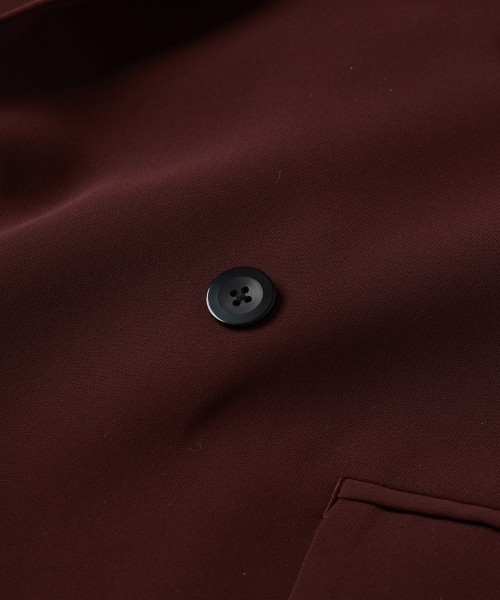 Double Cloth Slant Belt Tailored Jacket