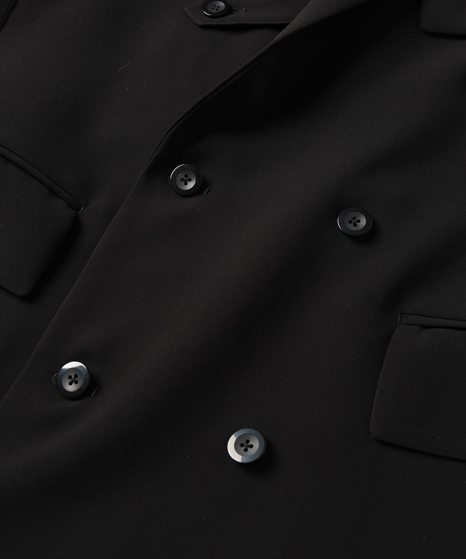 Double Cloth Slant Belt Tailored Jacket