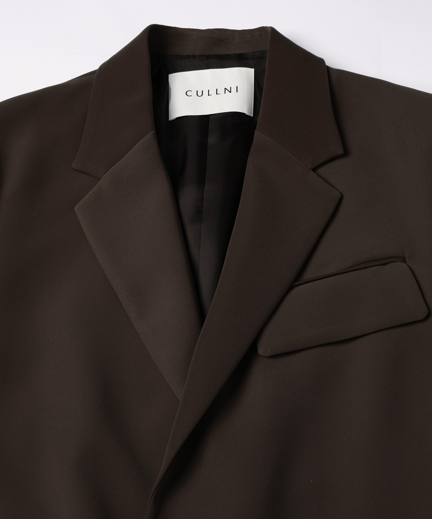 Double Cloth Twill Zip Pocket Tailored Jacket