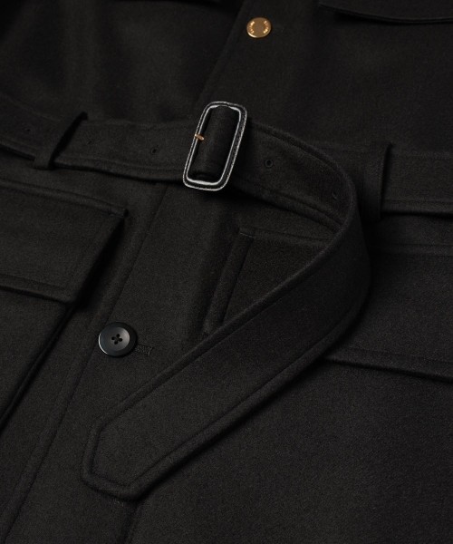 Wool Melton Safari Vest