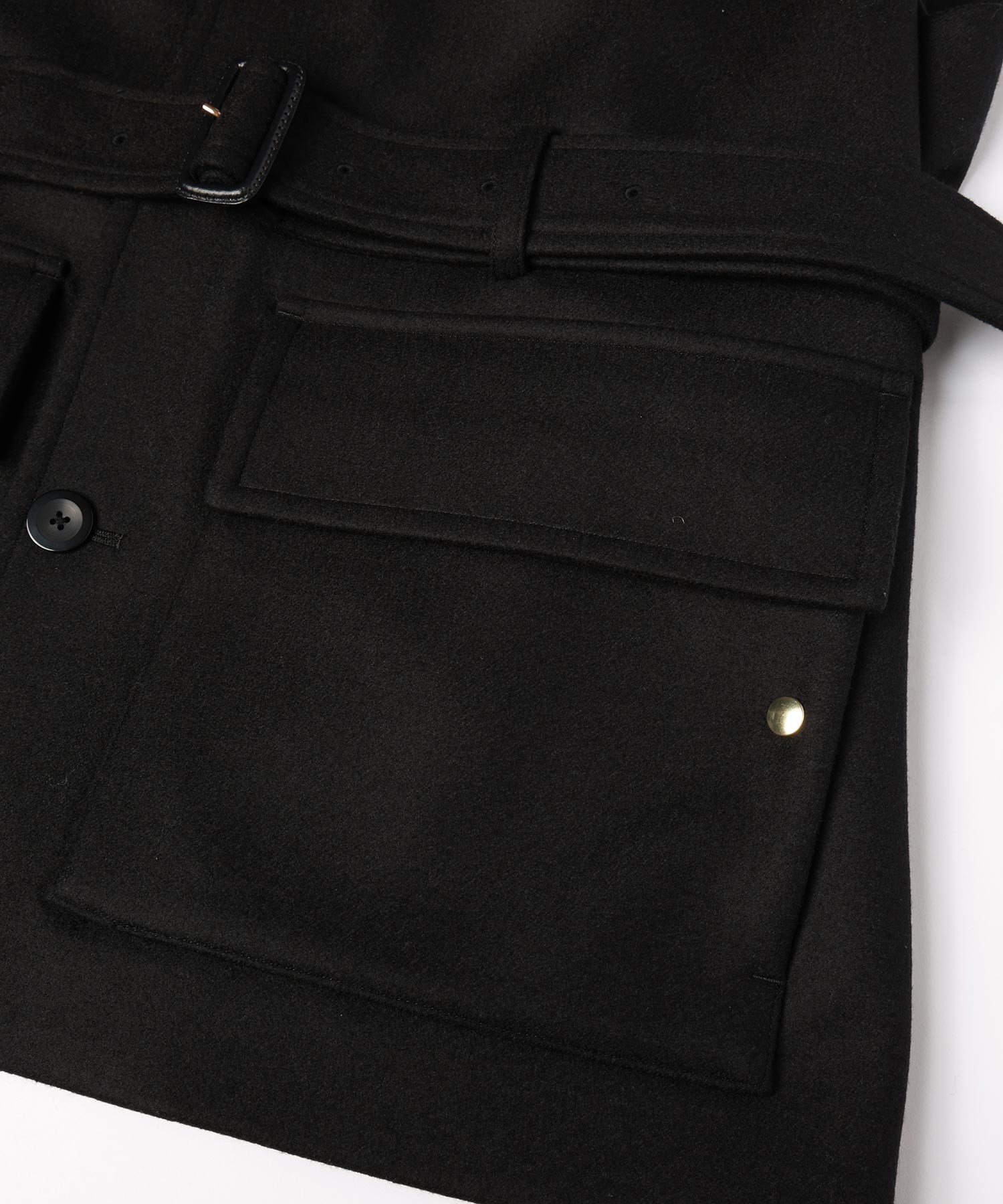 Wool Melton Safari Vest