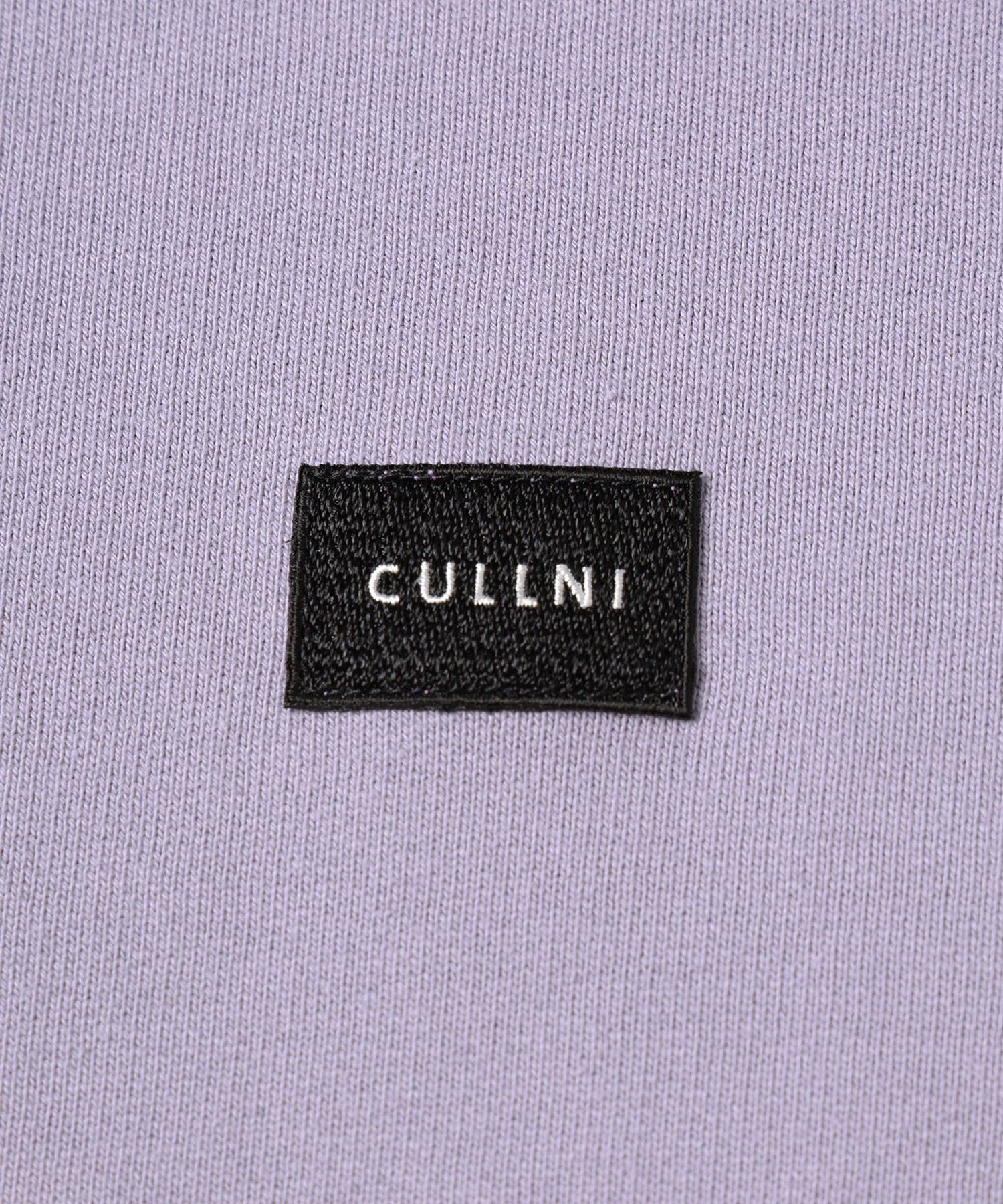 French Terry Layerd Rib Embroidery Patch Pullover