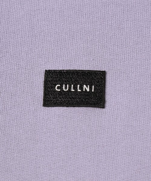 French Terry Layerd Rib Embroidery Patch Pullover