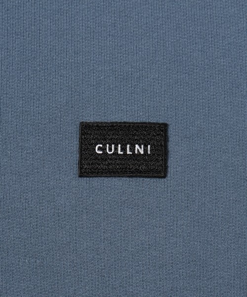 French Terry Layerd Rib Embroidery Patch Pullover