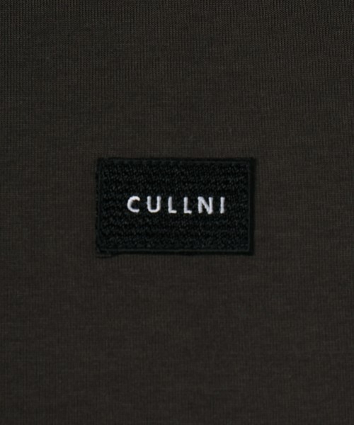 Layerd Rib Embroidery Patch Sleeve Pullover