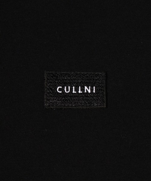 Layerd Rib Embroidery Patch Sleeve Pullover