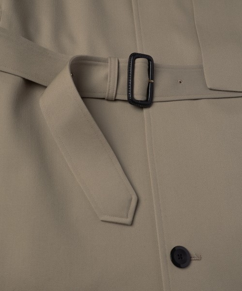 CULLNI ONLINE STORE / Wool Gabardine Layerd Long Coat