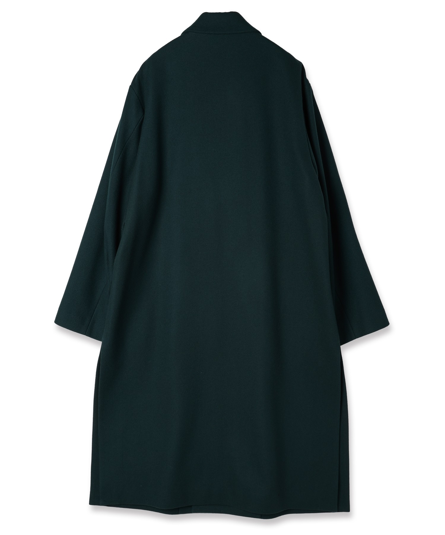 Lamb Wool Melton Tie Locken Long Chester Coat