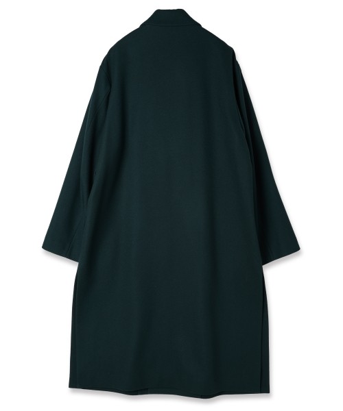 Lamb Wool Melton Tie Locken Long Chester Coat