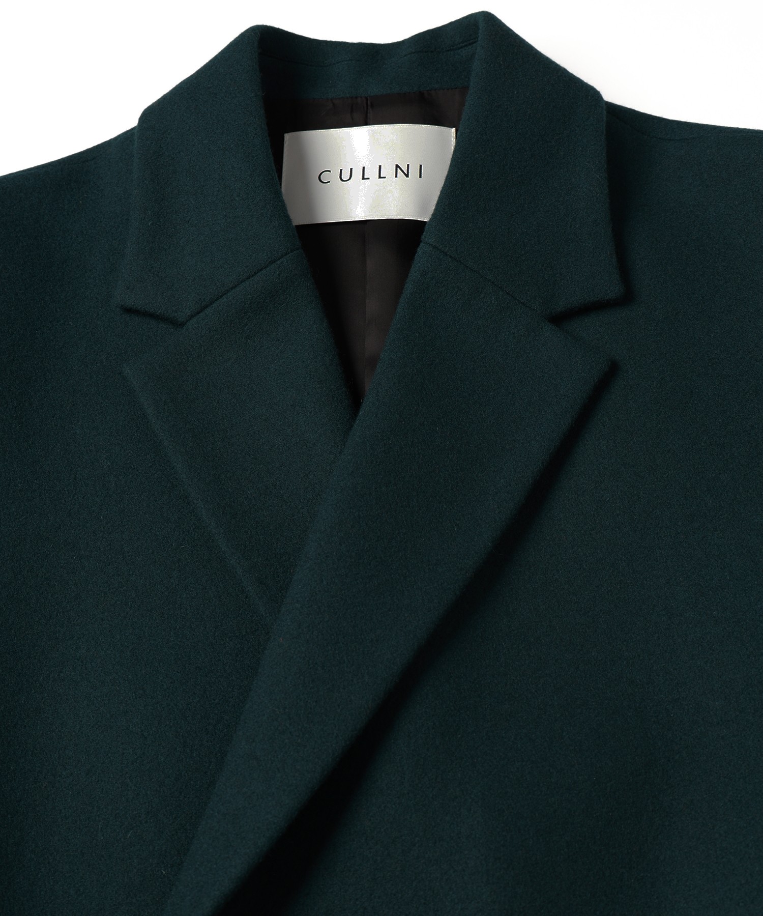 Lamb Wool Melton Tie Locken Long Chester Coat