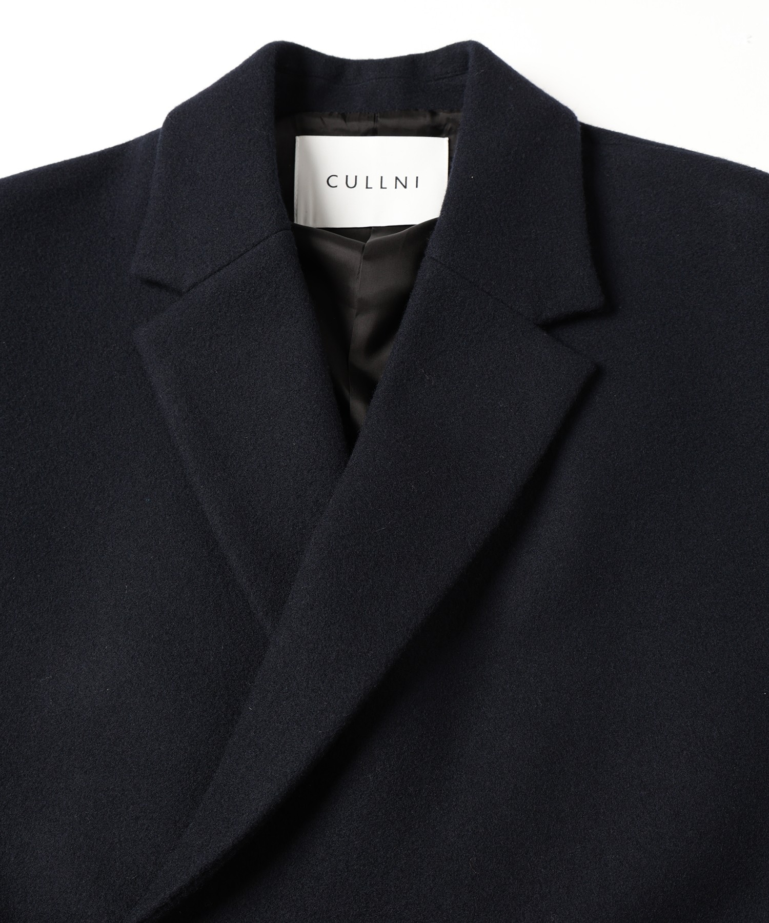 Lamb Wool Melton Tie Locken Long Chester Coat