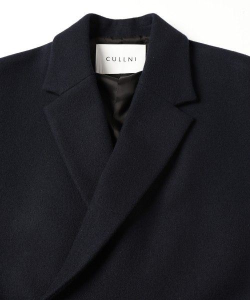 Lamb Wool Melton Tie Locken Long Chester Coat