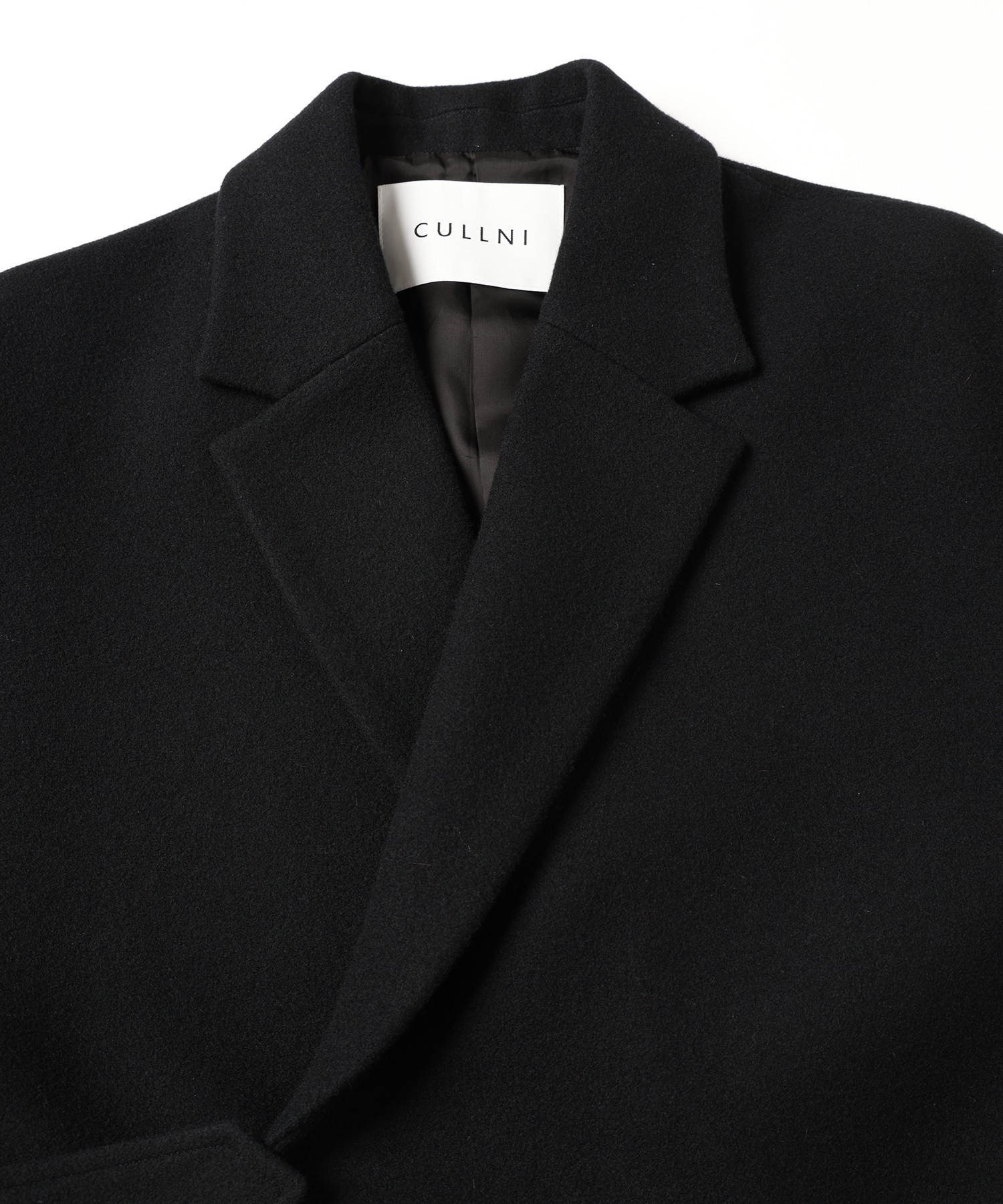 Lamb Wool Melton Tie Locken Long Chester Coat