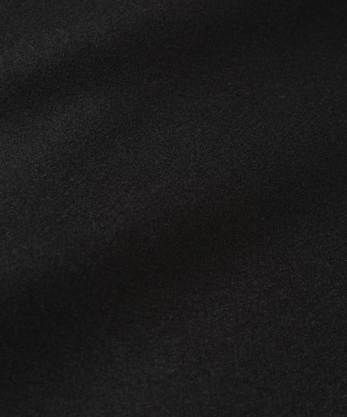 Wool Melton Tie Locken Long Chester Coat