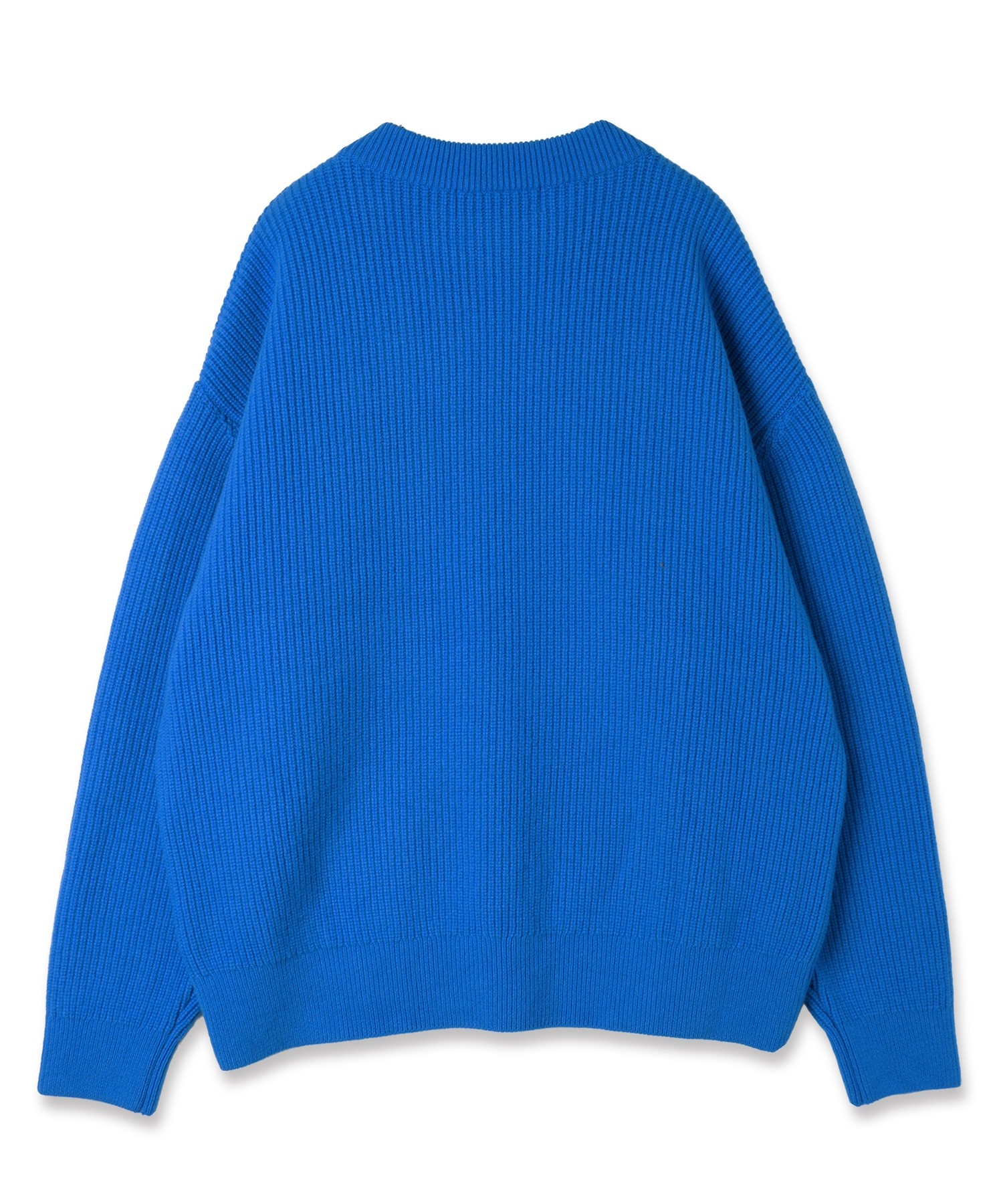 Double Zip Up Crew Neck Knit