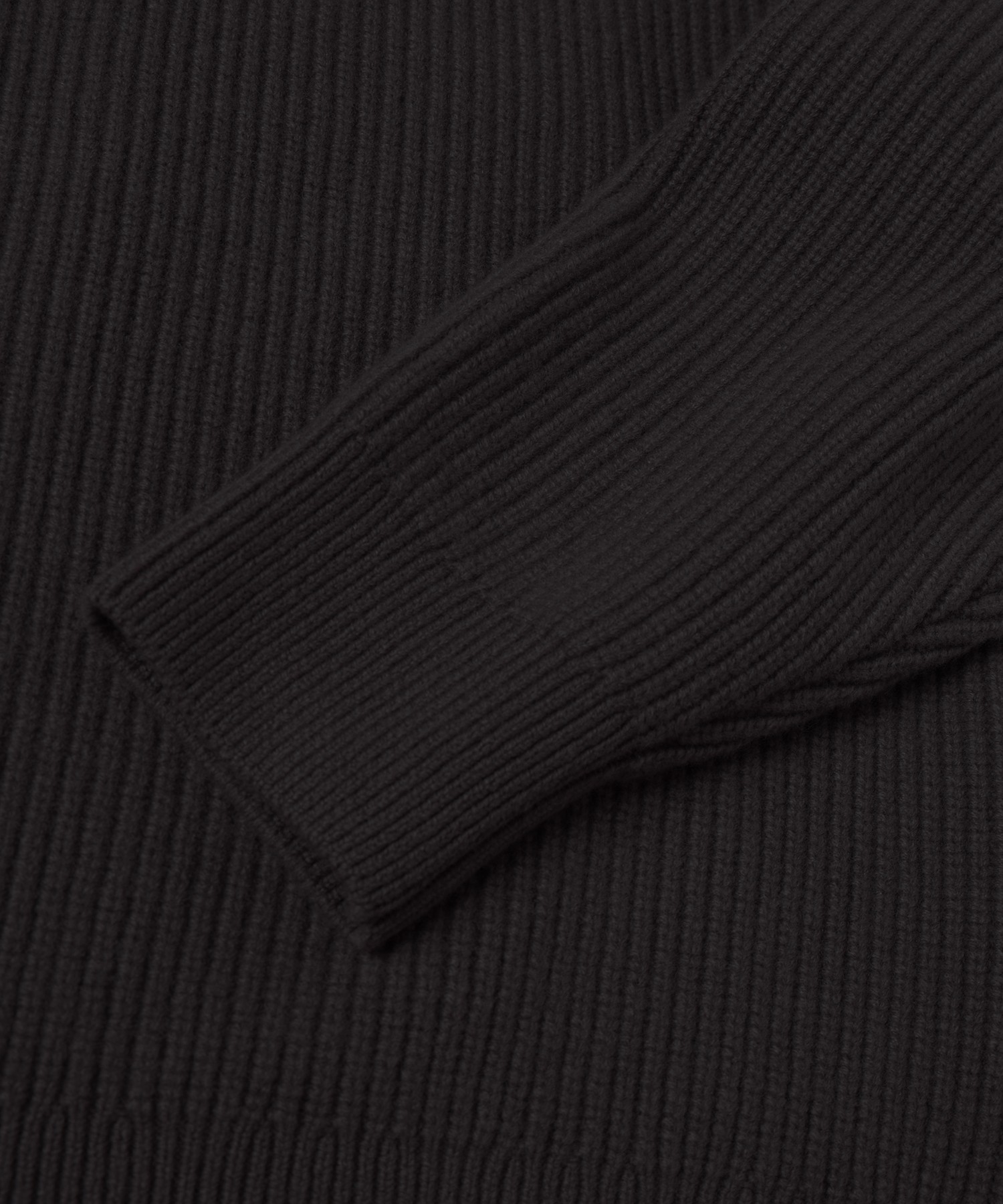 Double Zip Up Crew Neck Knit