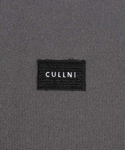 Embroidery Patch Half Zip Knit Hoodie