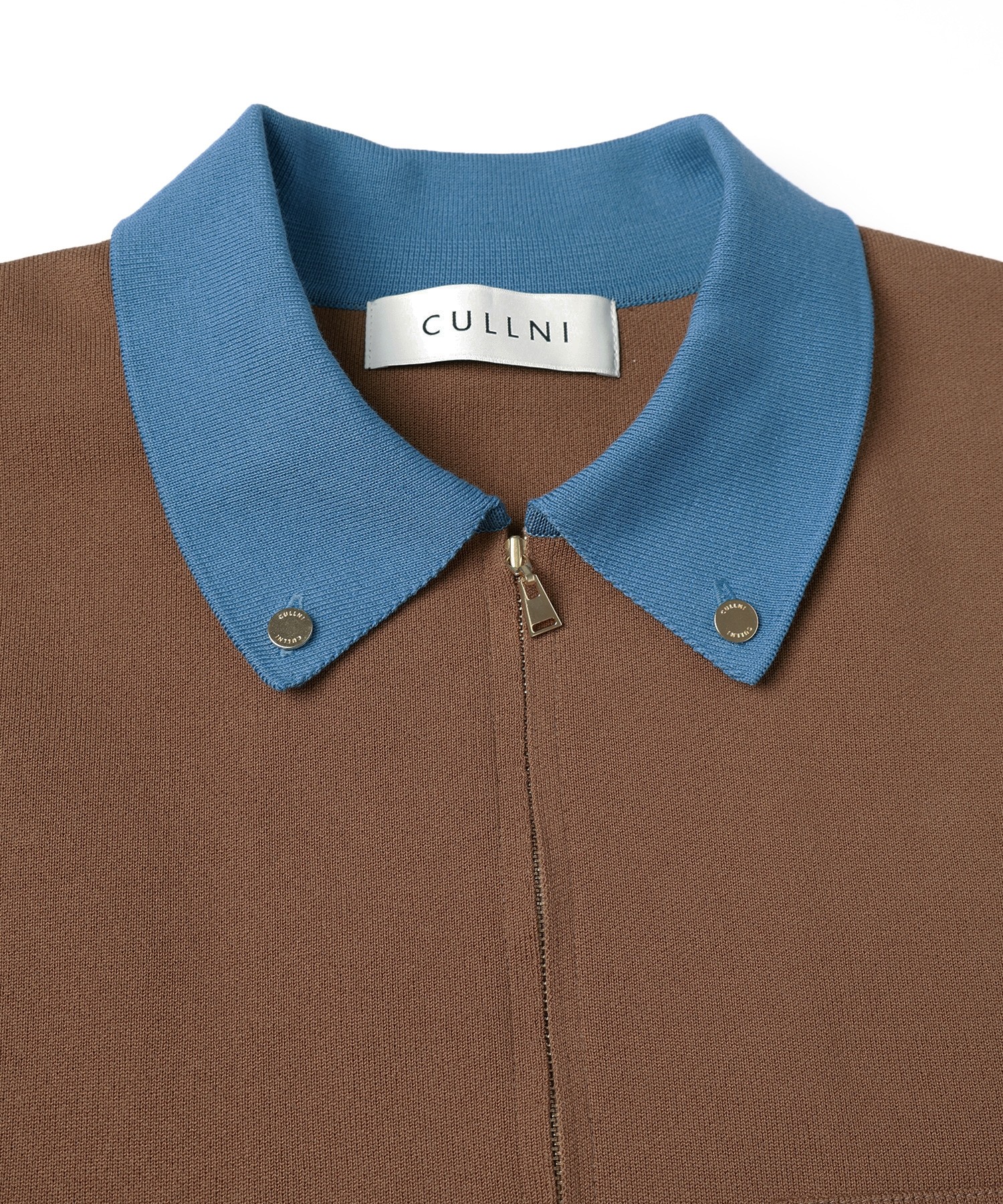 Big Pocket Zip Up Knit Jacket