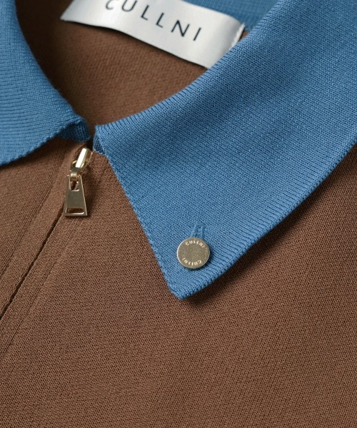 Big Pocket Zip Up Knit Jacket