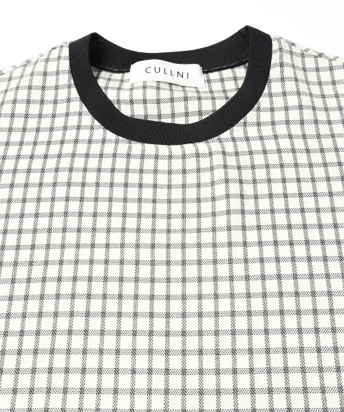 トップス cullni check pull over CULLNI ONLINE / Check Drawstring Pullover