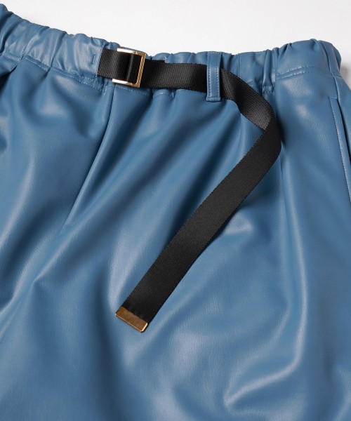 CULLNI Faux Leather Belt Easy ShortPant CULLNI Faux Leather Belt Easy ShortPant