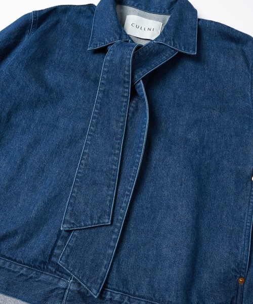 CULLNI ONLINE / Bow Tie Denim Jacket