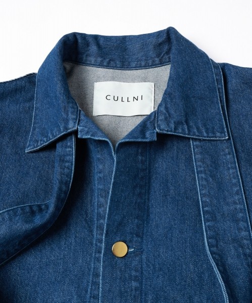 完売色』CULLNI Bow Tie Denim Jacket