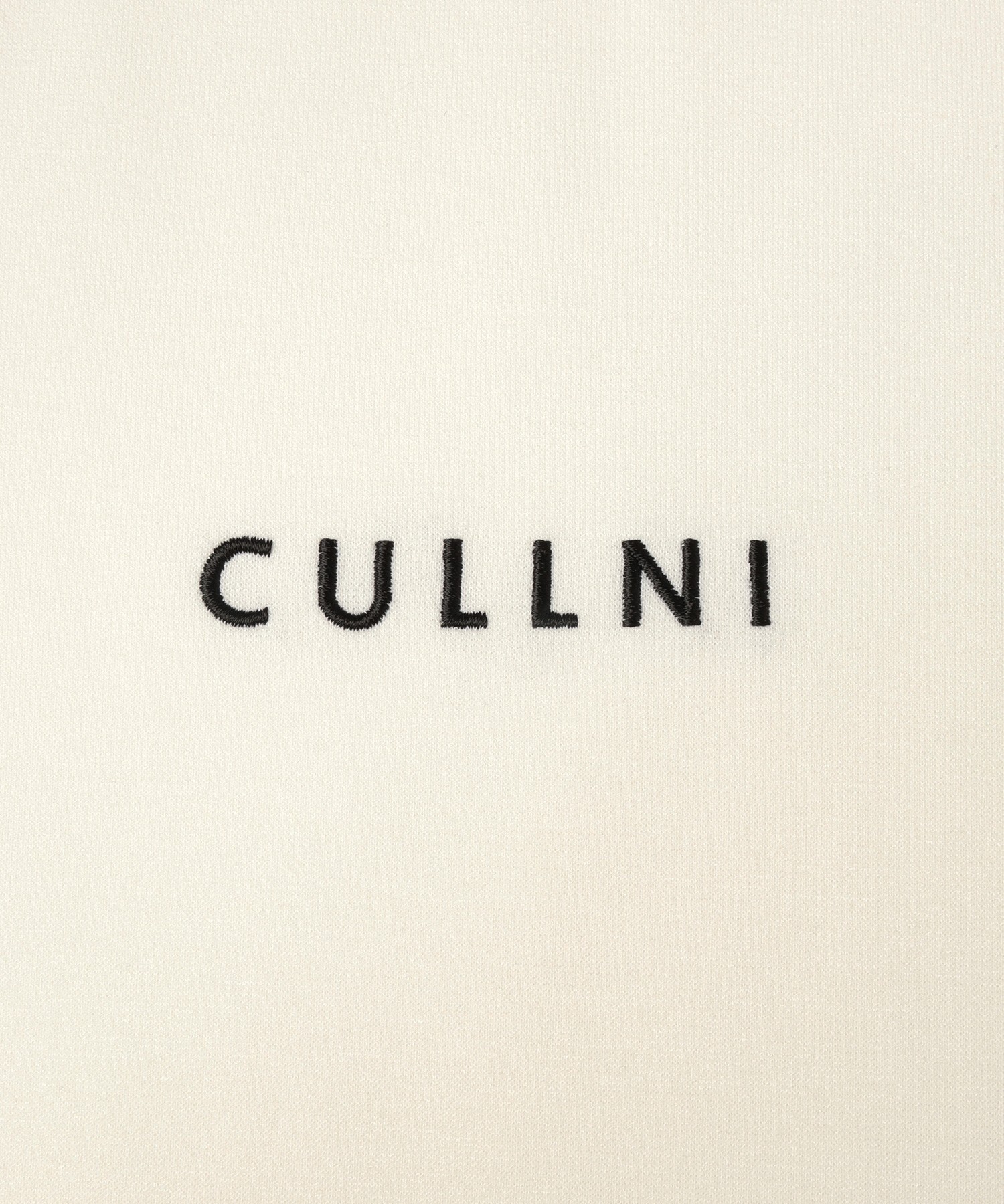 CULLNI Logo Embroidery Ponte Rome Pullover