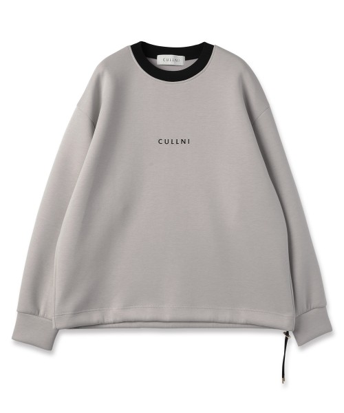 CULLNI ONLINE STORE / CULLNI Logo Embroidery Drawstring Pullover