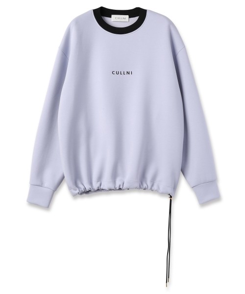 CULLNI ONLINE STORE / CULLNI Logo Embroidery Drawstring Pullover
