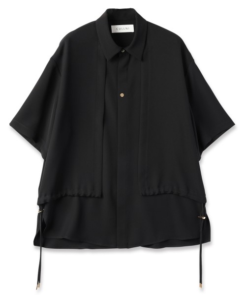 CULLNI 22SS ショートスリーダブルジャケット　シャツ CULLNI 22SS ショートスリーダブルジャケット シャツ 半袖