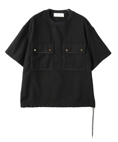 23ss CULLNI ブラック 半袖シャツ - メルカリ