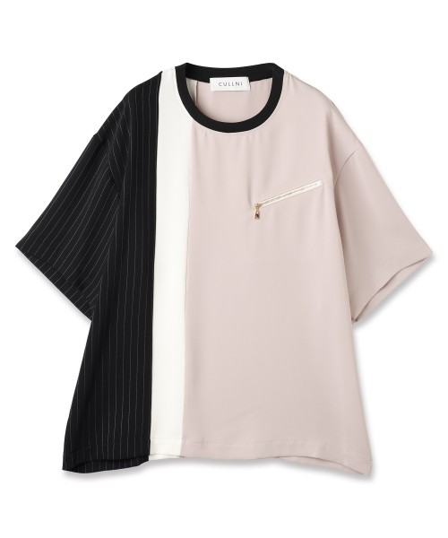 CULLNI◆長袖Tシャツ/1/コットン/IVO/ボーダー/15-SS-011 CULLNI 「CULLNI」 長袖Tシャツ 1 ホワイト メンズ : ZOZOTOWN