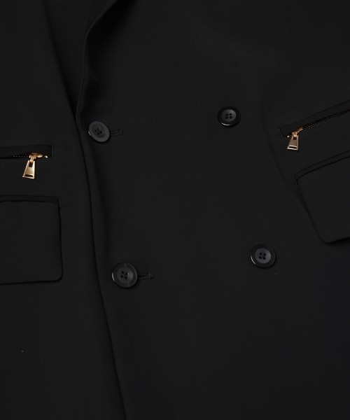 CULLNI Double Satin ZIP Pocketテーラードジャケット CULLNI ONLINE STORE / Dry Double Satin Zip Pocket Tailored