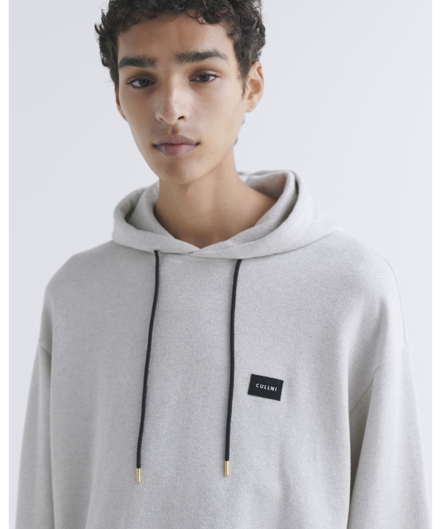 Glitter Yarn Embroidery Patch Hoodie