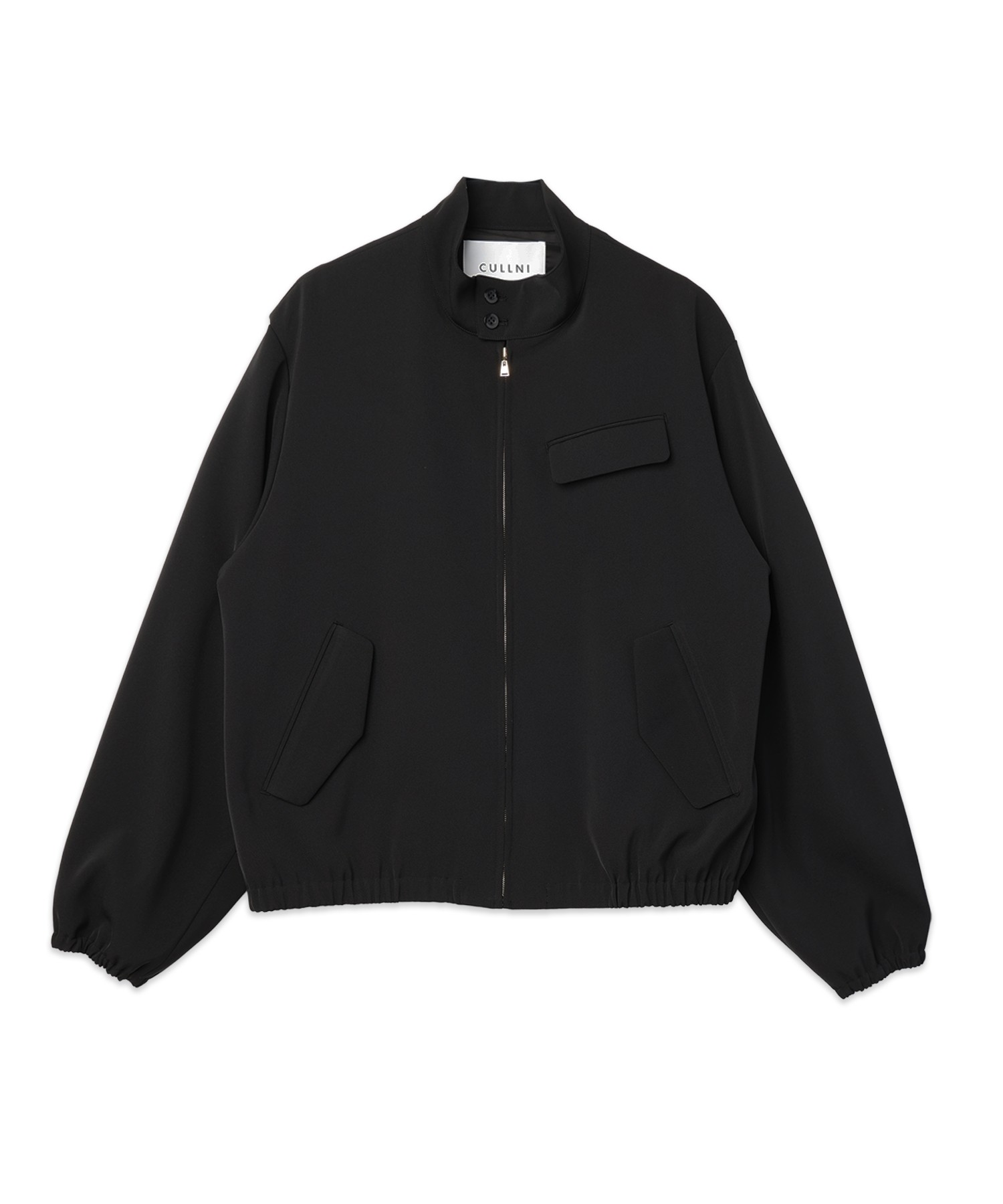 Dry Stretch Twill Minimal Harrington Jacket