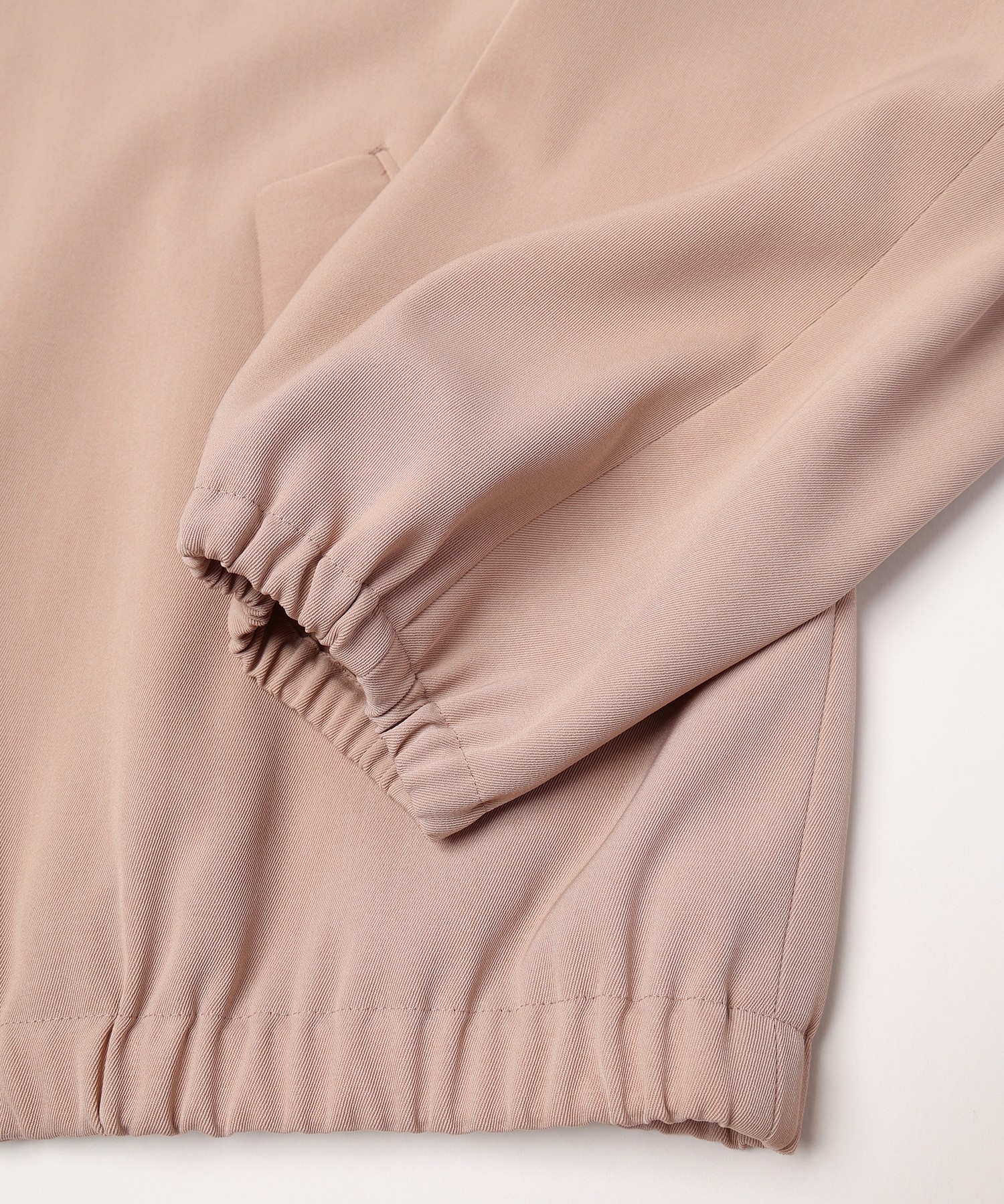 Dry Stretch Twill Minimal Harrington Jacket