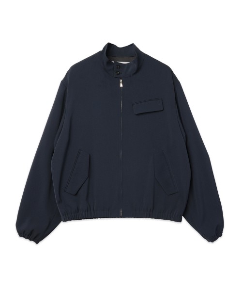 Dry Stretch Twill Minimal Harrington Jacket
